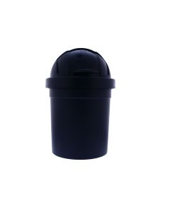 Rotho - afvalemmer roll bob - 10 liter, zwart