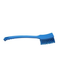 HCS - Afwasborstel - lange steel - 410x45 mm - zacht, Blauw