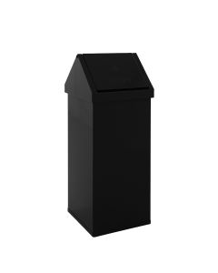 Carro-Swing - Afvalbak - 110 liter, aluminium, Zwart