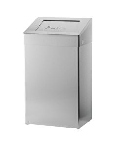 Santral Classic - afvalbox - gesloten - 50 liter, rvs