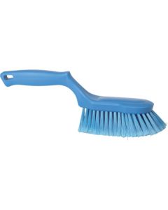 Vikan - afwasborstel - medium - korte steel, Blauw