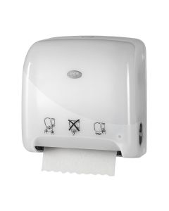 Pearl White - Mini matic - Handdoekrolautomaat - autocut