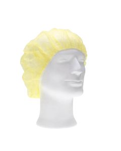 Haarnet - PP - Wokkel Ø 52 cm - geel - 1000 stuks per doos