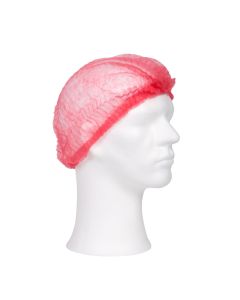 Haarnet - PP - Wokkel Ø 52 cm - rood - 1000 stuks per doos