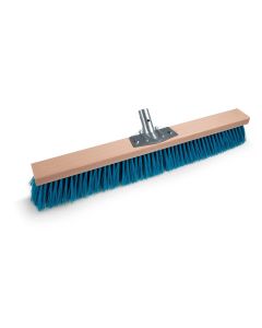 Zaalveger hout - 100 cm - nylon met steelhouder