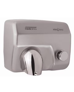 Mediclinics - Saniflow - handendroger drukknop, rvs mat