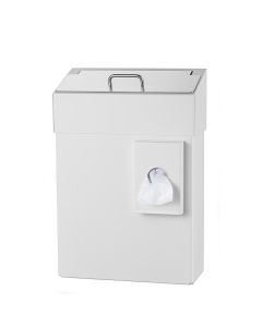 MediQo-Line - hygiënebak - 10 liter, RVS wit