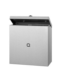 Qbic-line - hygiënebak - 9 liter, rvs mat geslepen