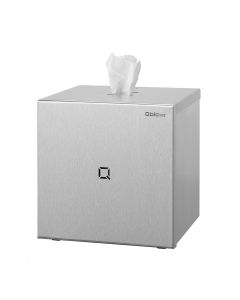 Qbic-line - Midi poetsroldispenser tafelmodel, rvs