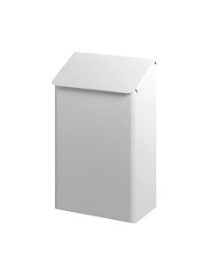 Dutch Bins - afvalbak - 7 liter, rvs wit