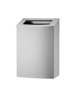 Wings - open afvalbak - 20 liter, rvs