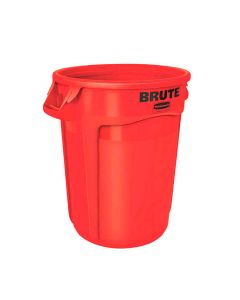 Rubbermaid - Ronde Brute container - 121,1 liter, Rood