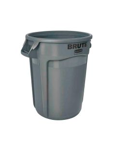 Rubbermaid - Ronde Brute container - 121,1 liter, Grijs