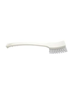 HCS - Afwasborstel - lange steel - 410x45 mm - hard, Wit