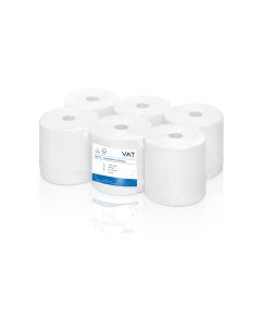 Handdoekrol - Cellulose - 2-laags - 6 rol à 140 meter