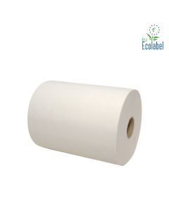 Handdoekrol - Mini matic - wit - 2-laags - 6 rol à 165 mtr.