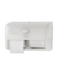 Pearl White - Duo toiletroldispenser - coreless