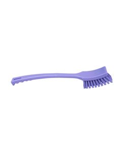 HCS - Afwasborstel - lange steel - 410x45 mm - hard, Paars