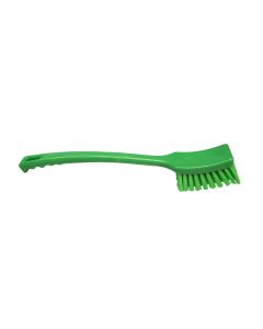 HCS - Afwasborstel - lange steel - 410x45 mm - hard, Groen