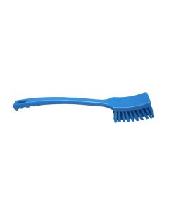 HCS - Afwasborstel - lange steel - 410x45 mm - hard, Blauw