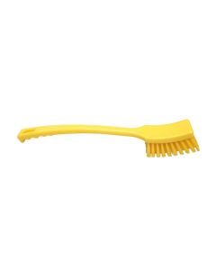 HCS - Afwasborstel - lange steel - 410x45 mm-medium, Geel