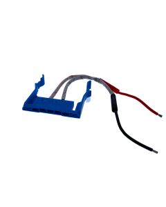 BATTERY CONNECTOR FEMALE, BLUE, LEFT