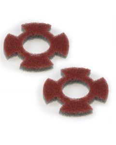 i-team - i-mop XL - Twister vloerpad, rood - set á 2 stuks