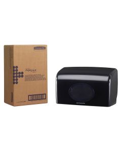 Aquarius™ - Toiletroldispenser - 2 standaard rollen, Zwart