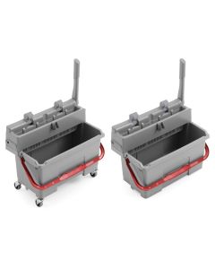 Duo Face - Mopwagen met pers - 25 liter