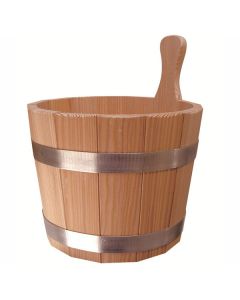 Sauna emmer - hout met inzetemmer - 5 liter