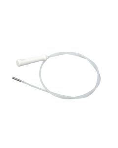 HCS - Flexibele kabel - nylon - 1500 mm wit