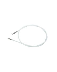 HCS - Verlengkabel - nylon - 1500 mm wit