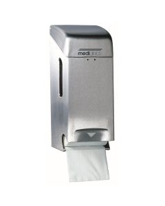 Mediclinics - toiletroldispenser standaard rollen - rvs mat