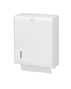 Ingo-man Plus - handdoekdispenser aluminium - 750 vel - wit