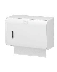 Ingo-man Plus - handdoekdispenser - 300 vel, aluminium wit