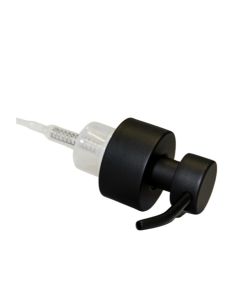 Zwarte stalen foamzeep pomp 45/500