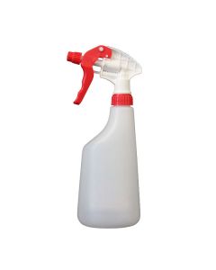 Sprayflacon met spraykop rood - 600 ml