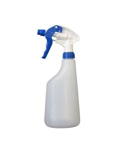 Sprayflacon met spraykop blauw - 600 ml