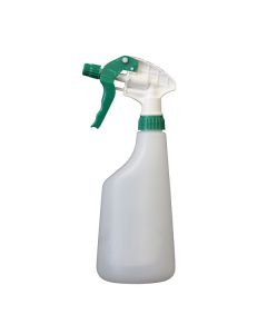Sprayflacon met spraykop groen - 600 ml