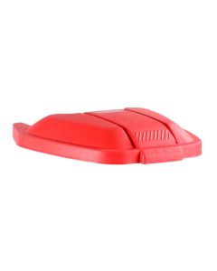 Rubbermaid - Deksel mobiele container, Rood