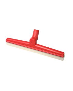 HCS - Vloertrekker zwenk - 400 mm -schuifcassette wit, Rood