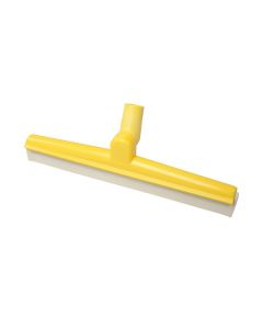 HCS - Vloertrekker zwenk - 400 mm -schuifcassette wit, Geel