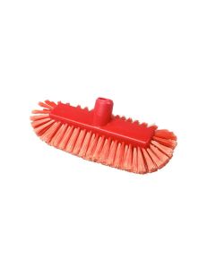 HCS - Wasborstel waterdoorlaat - 290x130 mm - zacht, Rood