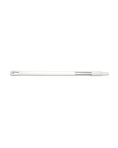 HCS - Ergonomische steel - 650x32 mm - aluminium, Wit