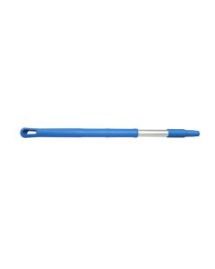 HCS - Ergonomische steel - 650x32 mm - aluminium, Blauw