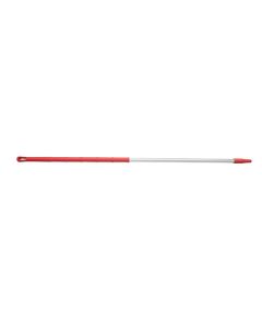 HCS - Ergonomische steel - 1300x32 mm - aluminium, Rood