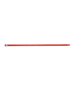 HCS - Ergonomische steel - 1300x32 mm - kunststof, Rood