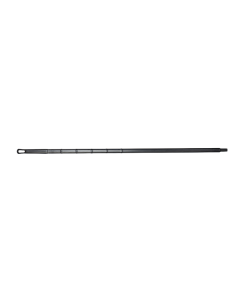 HCS - Ergonomische steel - 1500x32 mm - kunststof, Zwart