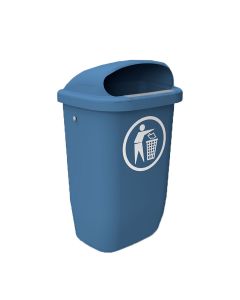 Afvalbak - DIN-PK - 50 liter, Blauw