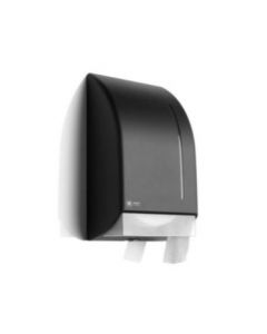 BlackSatino Jumbo Toiletpapierdispenser zwart